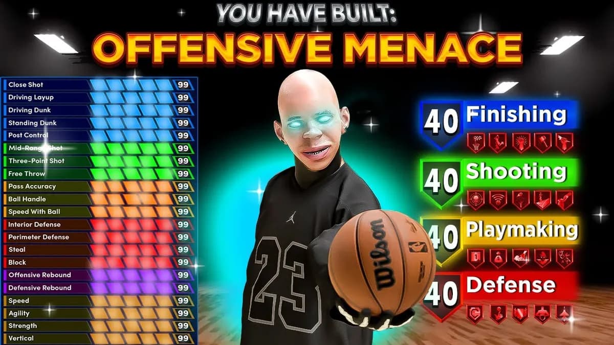 6'9 OFFENSIVE MENACE